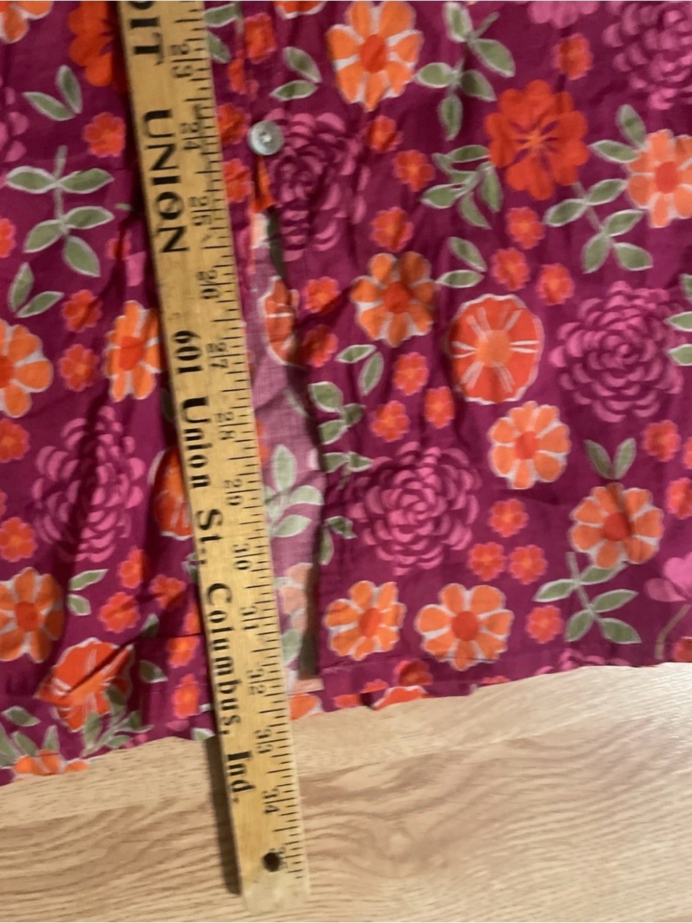 GUDRUN SJODEN Floral Tunic Dress in Magenta, Orange and Pink - Picture 6 of 6